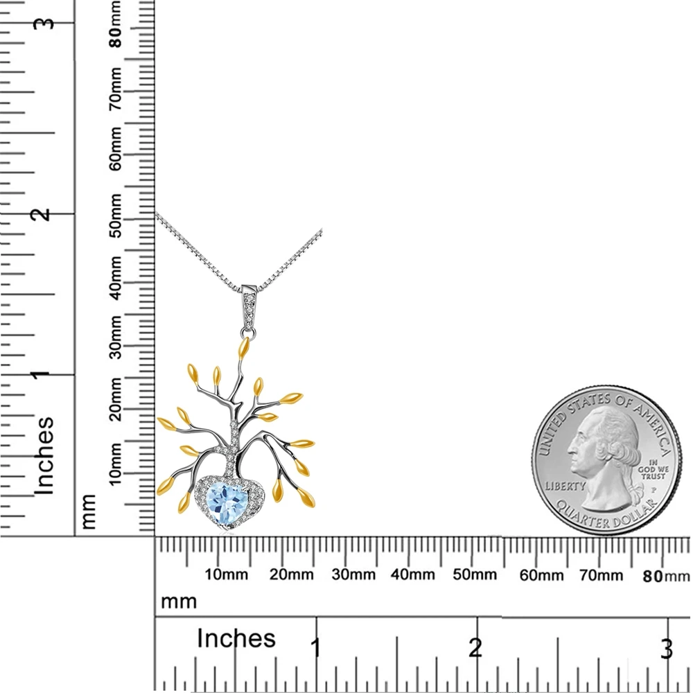 GEM'S BEAUTY Love Poems Real 925 Sterling Silver Handmade Original Fine Jewelry Design Pendant With Chain Necklace For Women