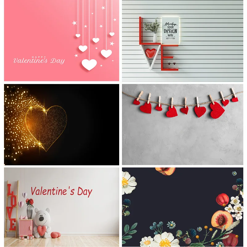 

Виниловый фон на заказ DreamValentine для фотосъемки любовное сердце роза цветы реквизит для фотостудии фон 21128 фотография