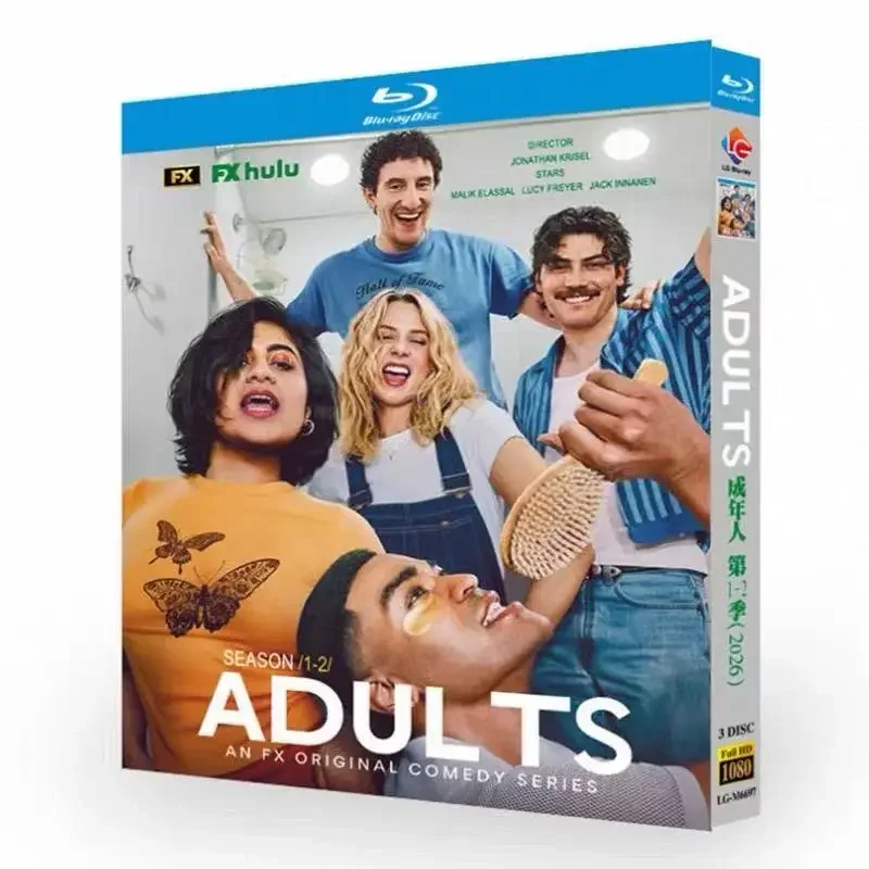 Adults Seasons 1-2 (2026) Blu-ray DVD 3-Disc 1080P All Region TV Series Box Set