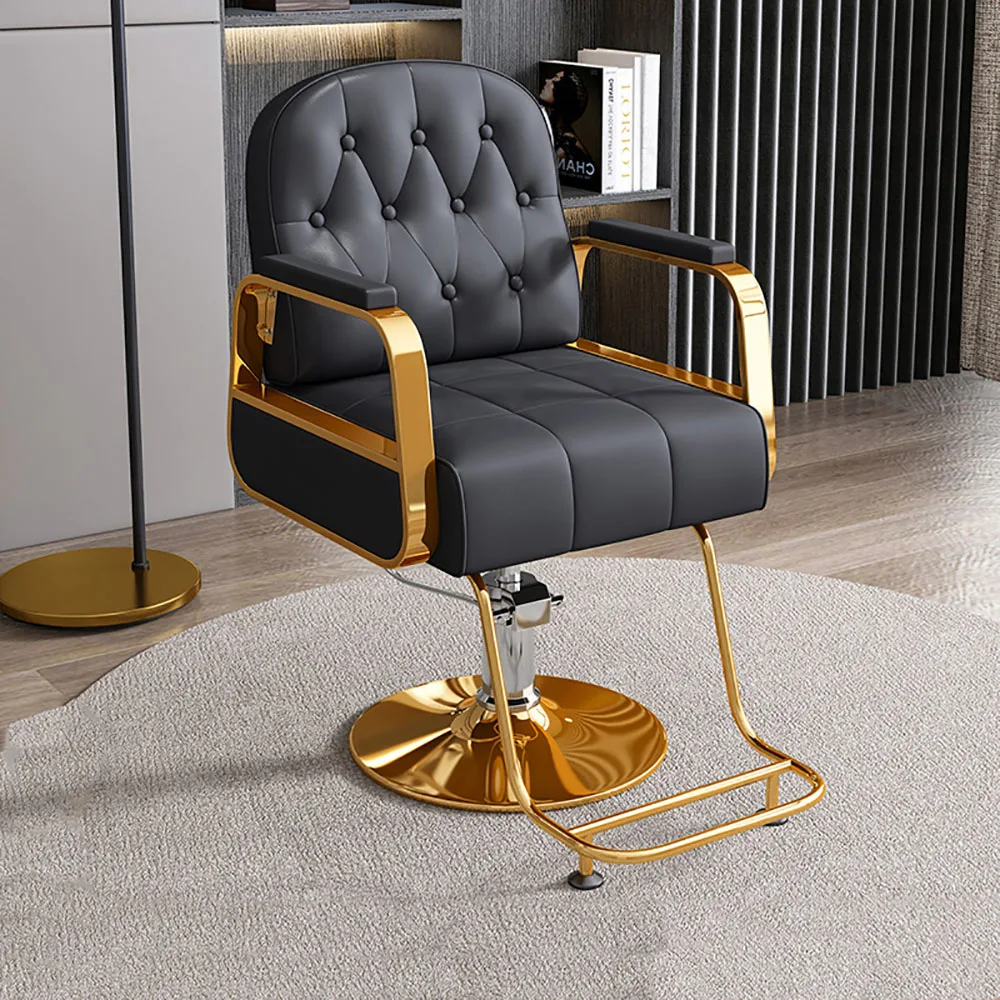 Aesthetic Modern Barber Chair Luxury Nordic Ergonomic Delicacy Hairdresser Chair Comfortable Simple Kapperstoel Hair Furniture