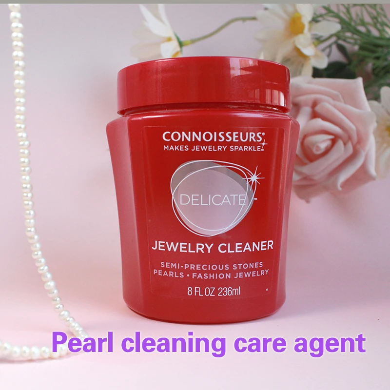 سائل تنظيف اللؤلؤ من Connoisseur - منظف لطيف خالٍ من العطور للأحجار المسامية، يجدد بريق اللؤلؤ الطبيعي