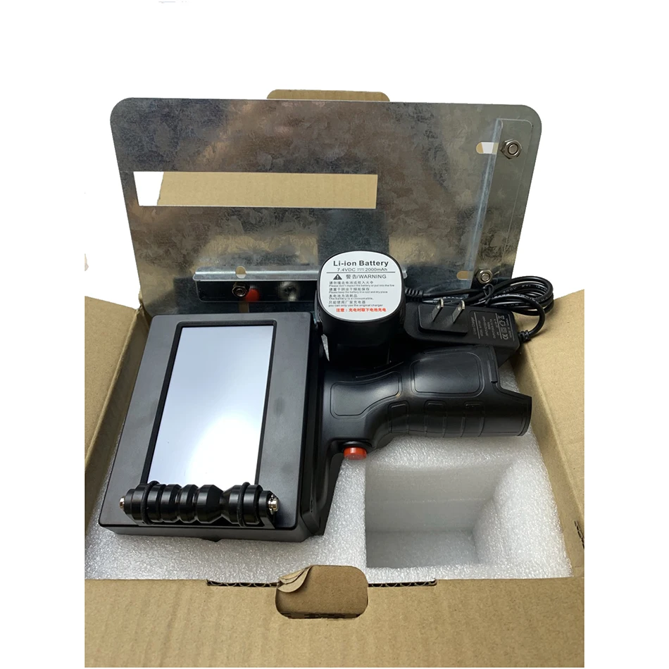 INCODE Portable Handheld TIJ Cartridge Inkjet Label Tube Printer 12.7mm 25.4mm Fast Dry Ink Android Operated 4.3