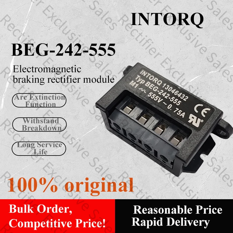 INTORQ BEG-242-555 INTORQ 13046432 M1 B2 555V～ 0.75A Rectifier Block