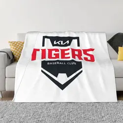 Kbo Kia Tigers Baseball Lover Sport Blanket Velvet Textile Decor Multi-function Soft Throw Blanket for Home Office Rug Piece