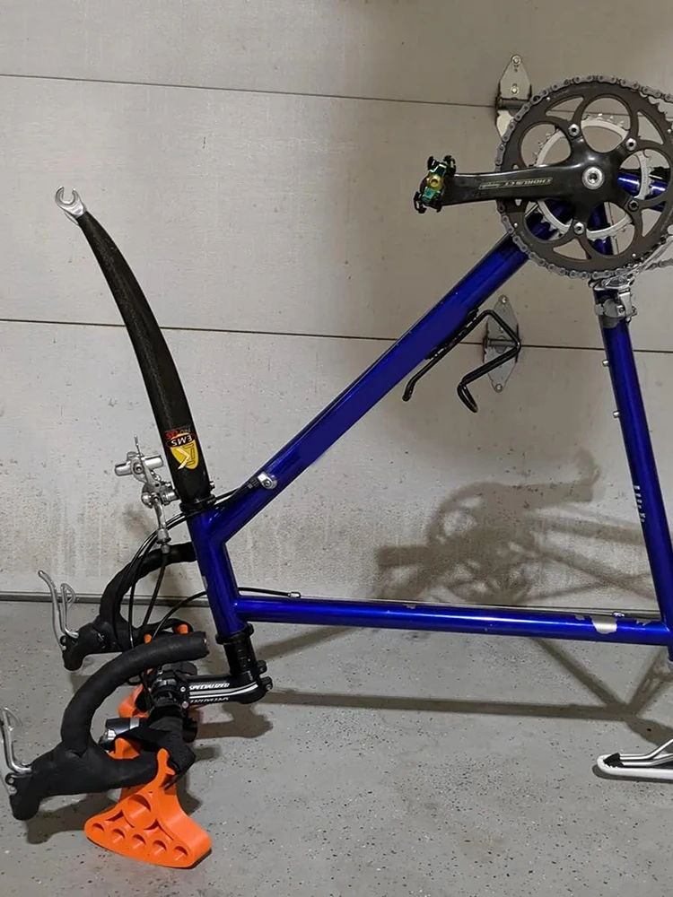 Soporte de mango de reparación de bicicletas, soporte ligero para reparación de bicicletas, estabilizador con Clip para ciclistas, 1 par