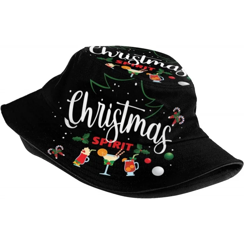 Cute snowman bucket hat for men women boy girl, fashion unisex print chirtmas gift bucket hats caps