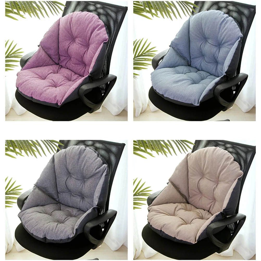 

Thickened Lumbar Seat Cushion For Home Office Living Fashion Thicken Back Cushion Room Winter Use Anti-Slip Warm Backrest Pad