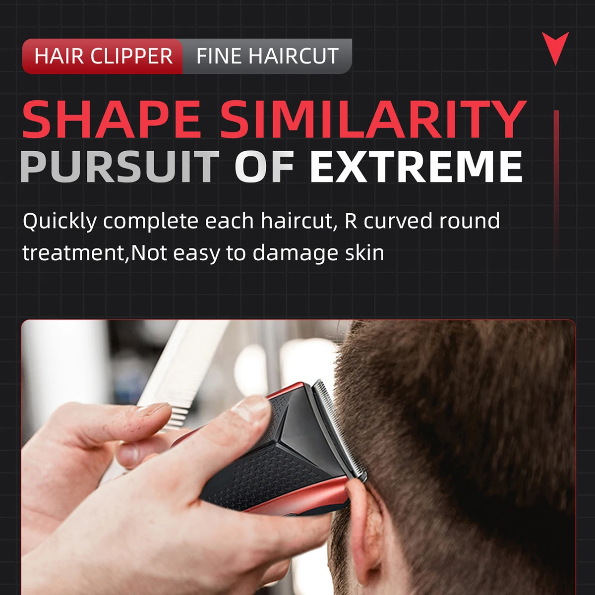 KIKIDO Rasoir KK-4500 pour hommes Rasoir électrique Rasoir professionnel Machine à raser portable Mini tondeuse à barbe Razor ReciprocBrian