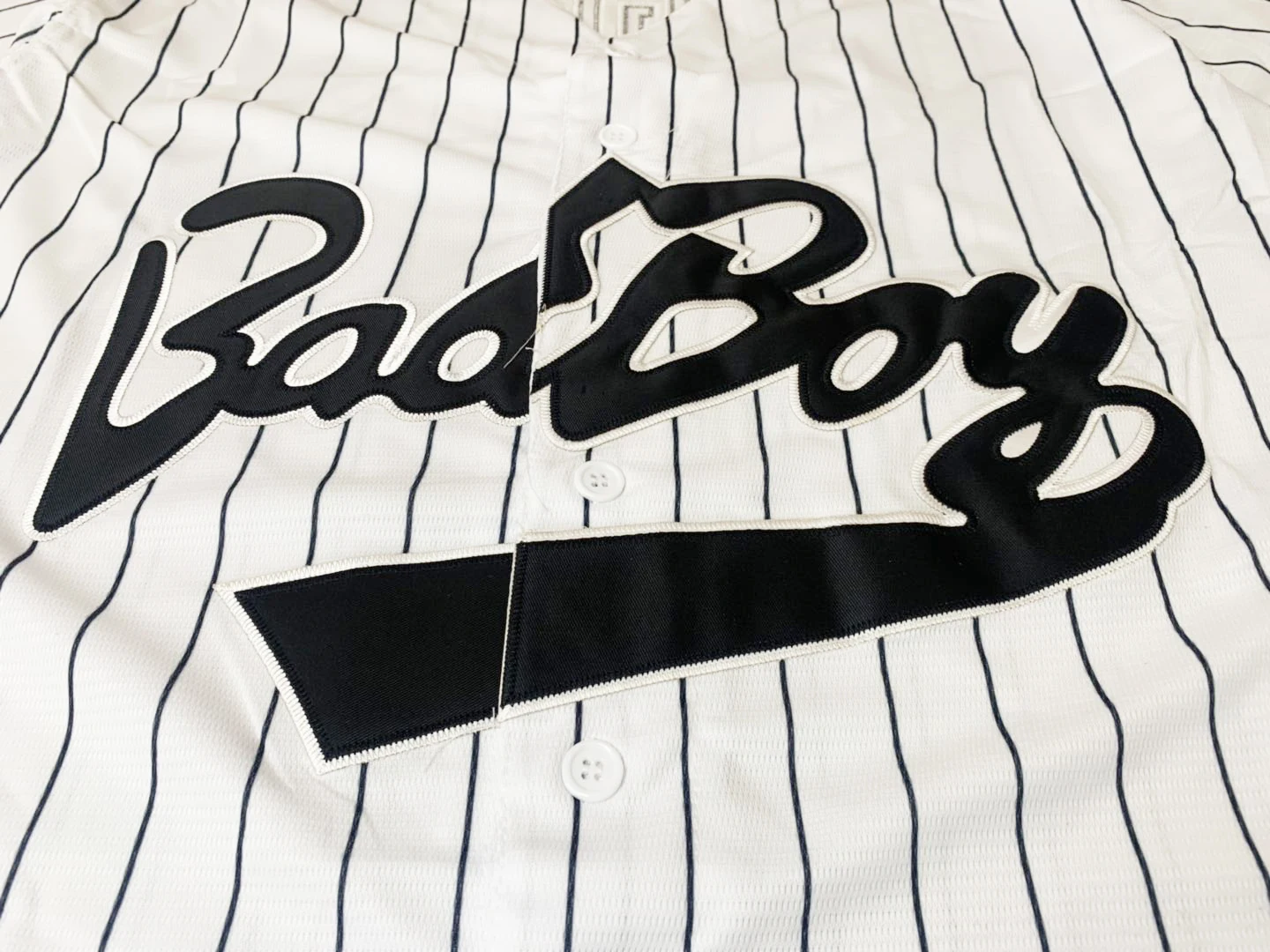 Baseball Jersey Bad Boy 10 BIGGIE Outdoor Sportswear Hip Hop Street Culture Sewing Embroidery Black White Stripe Yellow New 2023