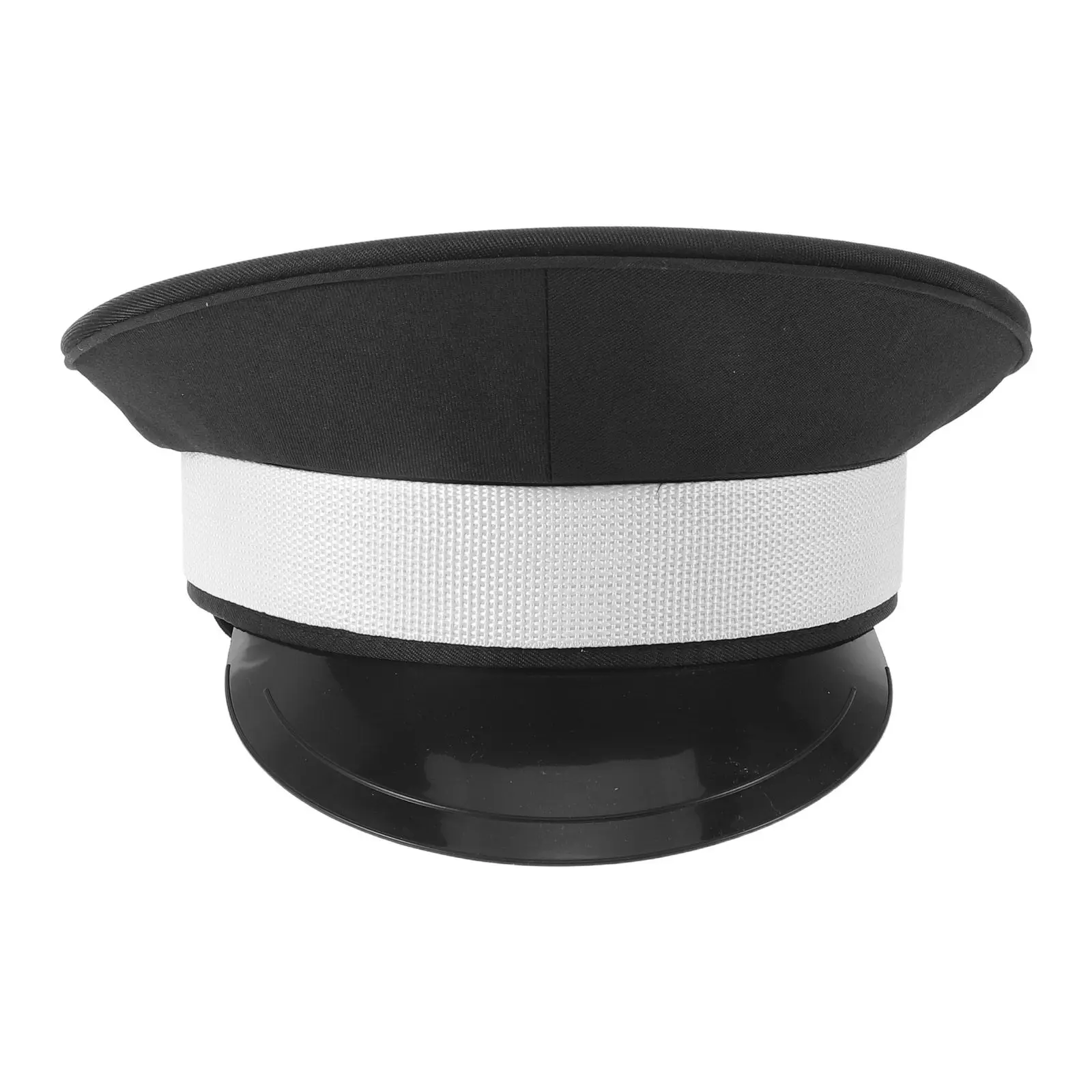 Police Officer Cap Costume Hat for Children Adults Adjustable Comfortable Fabric Perfect for School Play Halloween Cosplay
