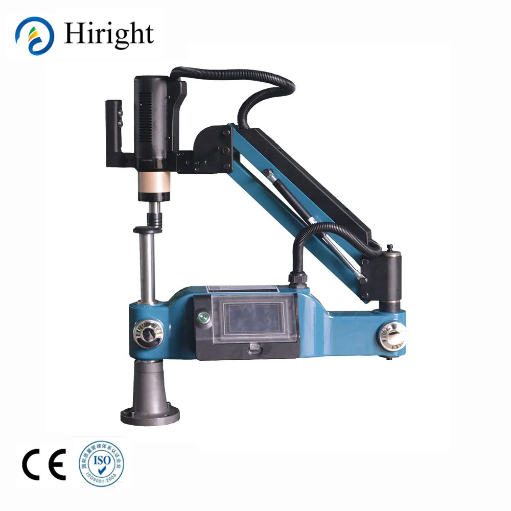 M3-10 Electric Tapping Arm Machine With 5pcs Adjust Torque Tap Holder CNC Servo Motor Gearbox PLC Core Components