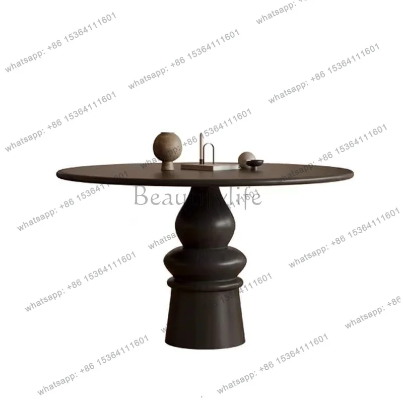 

French Style Simplicity Dining Tables Retro Balcony Coffee Living Room Dining Tables Kitchen Wooden