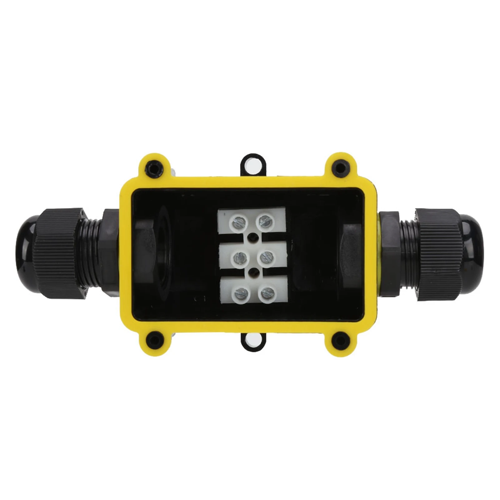 Junction Box Plastic Waterproof Junction Box M686 Black Two Position Cable Connector Junction Box IP68 for LED Street Light