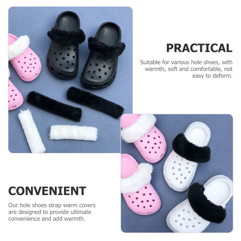 Shoe Lace Covers Detachable Slippers Liner Removal Decor Soft Sandals Inserts for Women Shoelace Warm Shoelaces Shoes