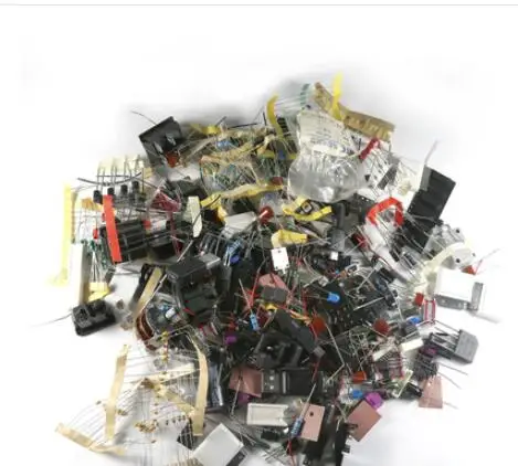 500 Gram Paket dari Resistor Capacitor LED Triode LED Lampu Elektronik Komponen Komponen Liar Paket acak Model Experime
