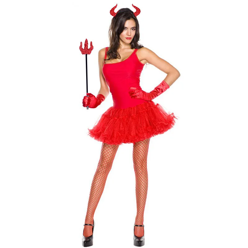 European and American Women Role-playing Sexy Female Devil Suit Game Uniform Cosplay Halloween Costume