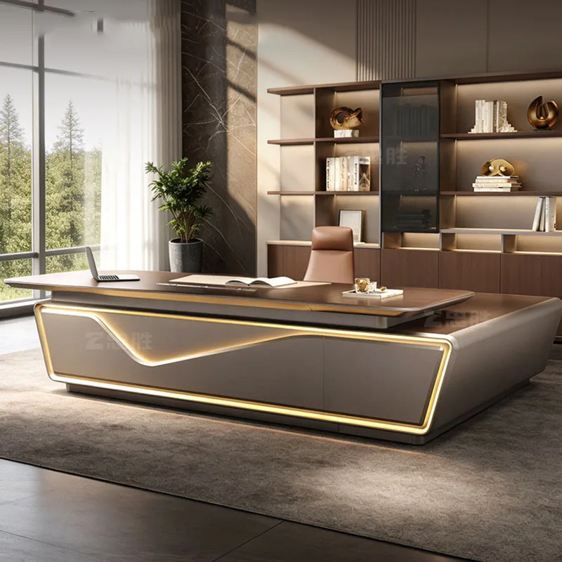Reception Craft Office Desk Executive Reception Executive Luxury Office Desk Conference Escritorio Oficina Unique Furniture