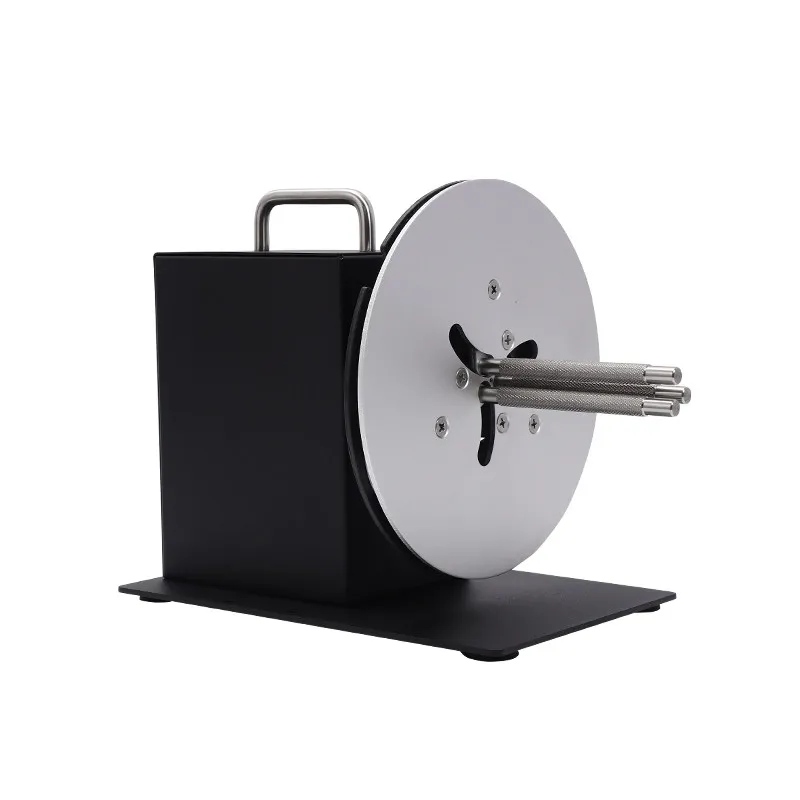 Adjustable Speed Label Rewinder - Bi-Directional Automatic Roller for Barcode Stickers & Hang Tags