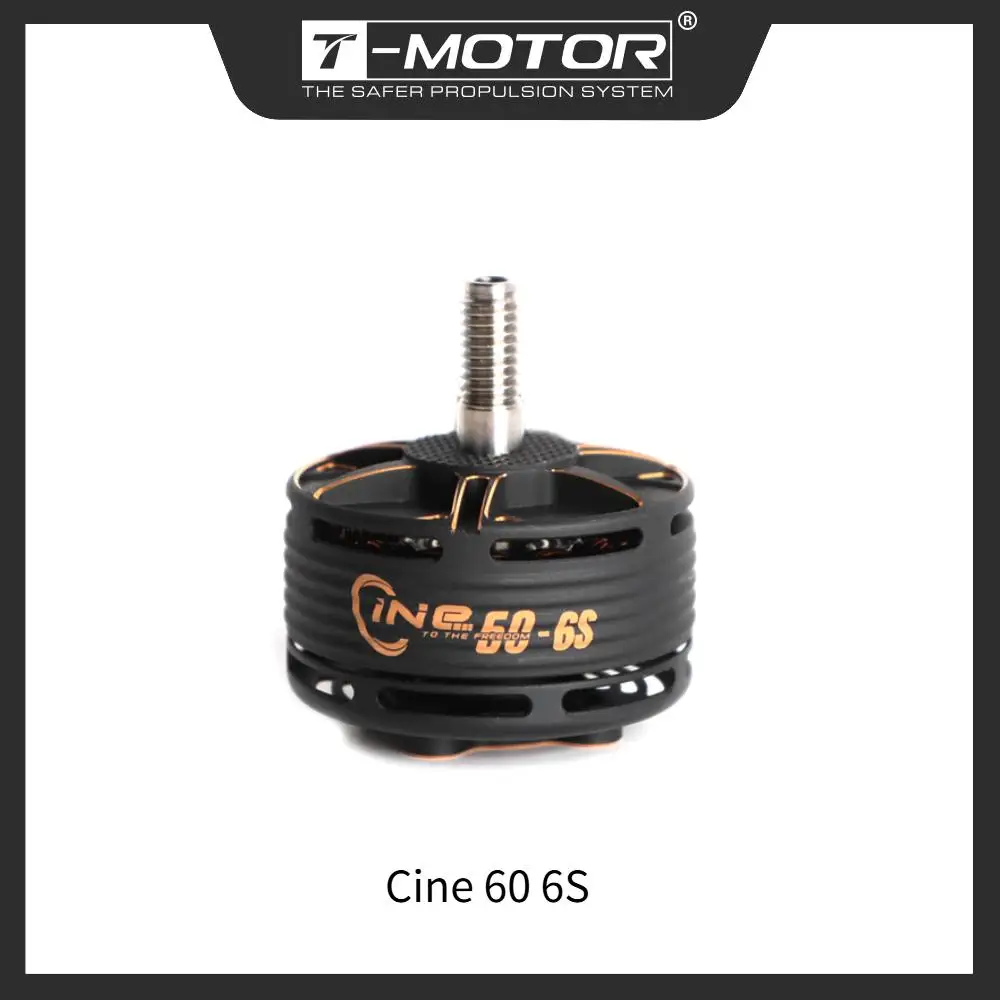 

T-MOTOR T-HOBBY Cine 60 6S Двигатель для 6-дюймового Cinematic FPV Drone Бесщеточный двигатель для FPV версии для фристайла Дроны DIY Запчасти