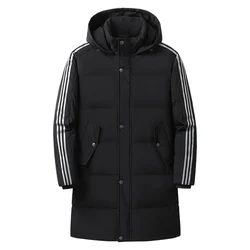 2023 Winter Men's New Down Jacket Couple's Coat Long Loose Warm Down Jacket