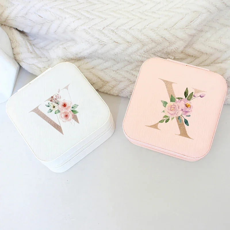 المحمولة تخزين القرط حامل هدايا الزفاف عيد الحب قلادة المنظم مجوهرات المنظم صندوق عرض صناديق المجوهرات #2