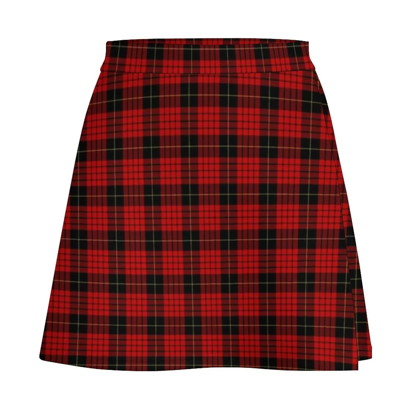 Red and Black Clan MacQueen Tartan Mini Skirt girls skirt sexy skirt elegant dresses for women Mini