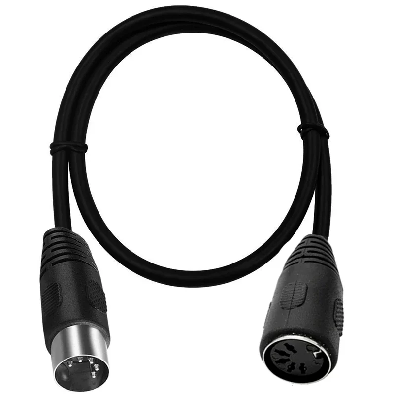 MIDI كابل توصيل لوحة المفاتيح كابل بطاقة الصوت DIN 5pin ذكر إلى أنثى كابل تمديد التلفزيون، كاميرا المراقبة، LED