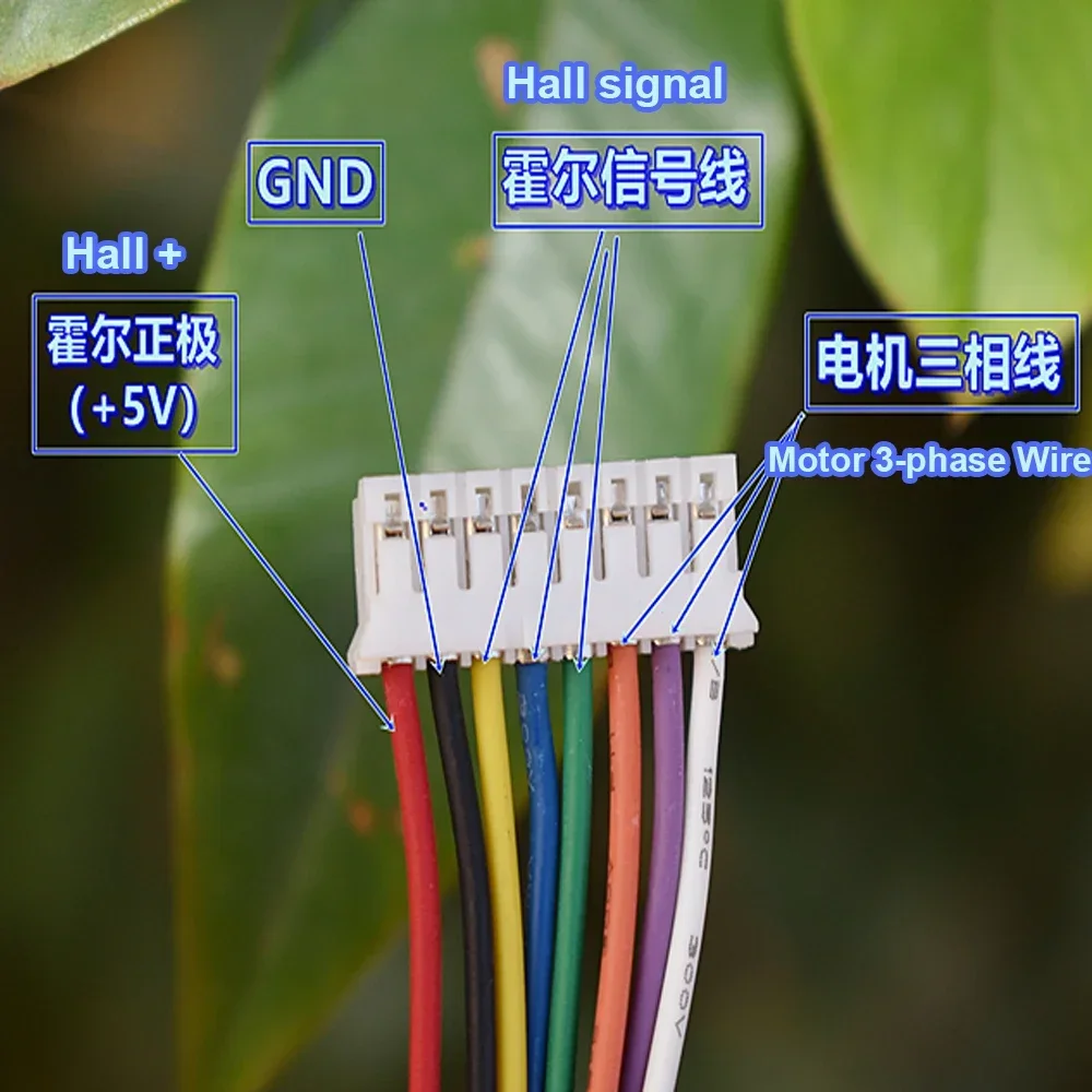 DC 6V-12V 9V 11400 RPM 3-phase 8 Wire Micro Inner Rotor 2430 Brushless Motor BLDC Rare Earth Medium Strong Magnetic Large Torque