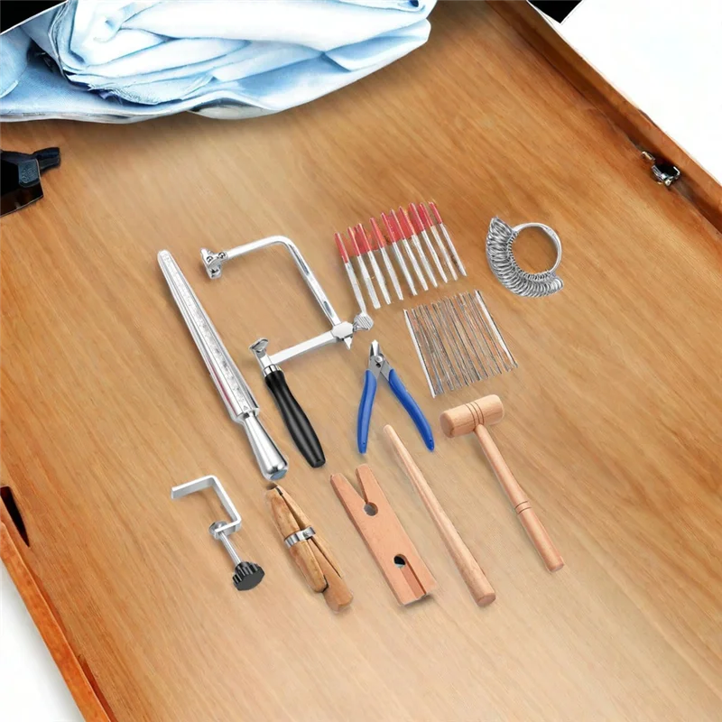 

AC23-инструменты для изготовления ювелирных изделий, зажимы для колец, размеры ювелирных изделий, мандалы, зажимы для рамок пилы, файлы, молоток и палочка для взрослых