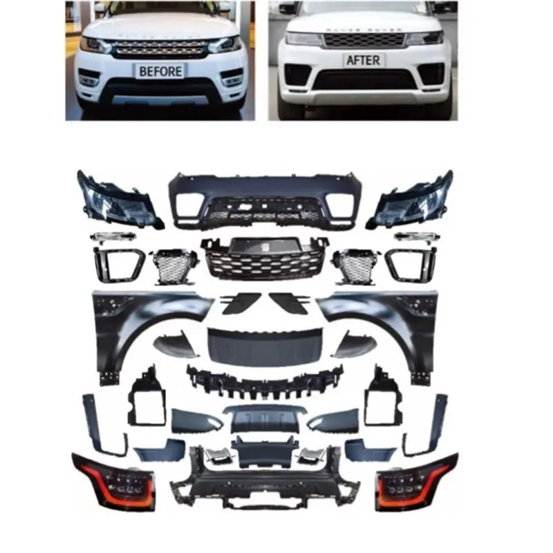 New SVR/OE Conversion Body Kit Facelift Bodykit for Range Rover Sport L494 2014-2017 Upgrade to 2022 2018 2019 2020 2021
