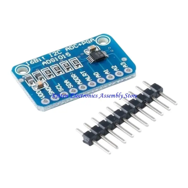 96GD Small ADS1015 12Bit Analog to Digital Converters Development Module