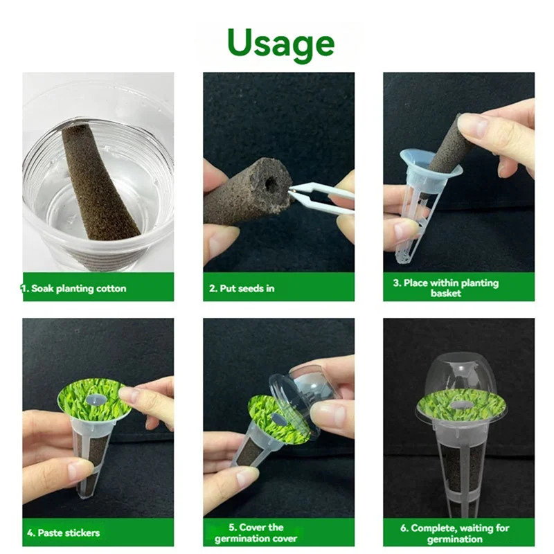 

【Limited-Stock!】24PCS Seed Pods Kit For Garden, Hydroponics Garden Accessories For Starting System Plant Germination Kits