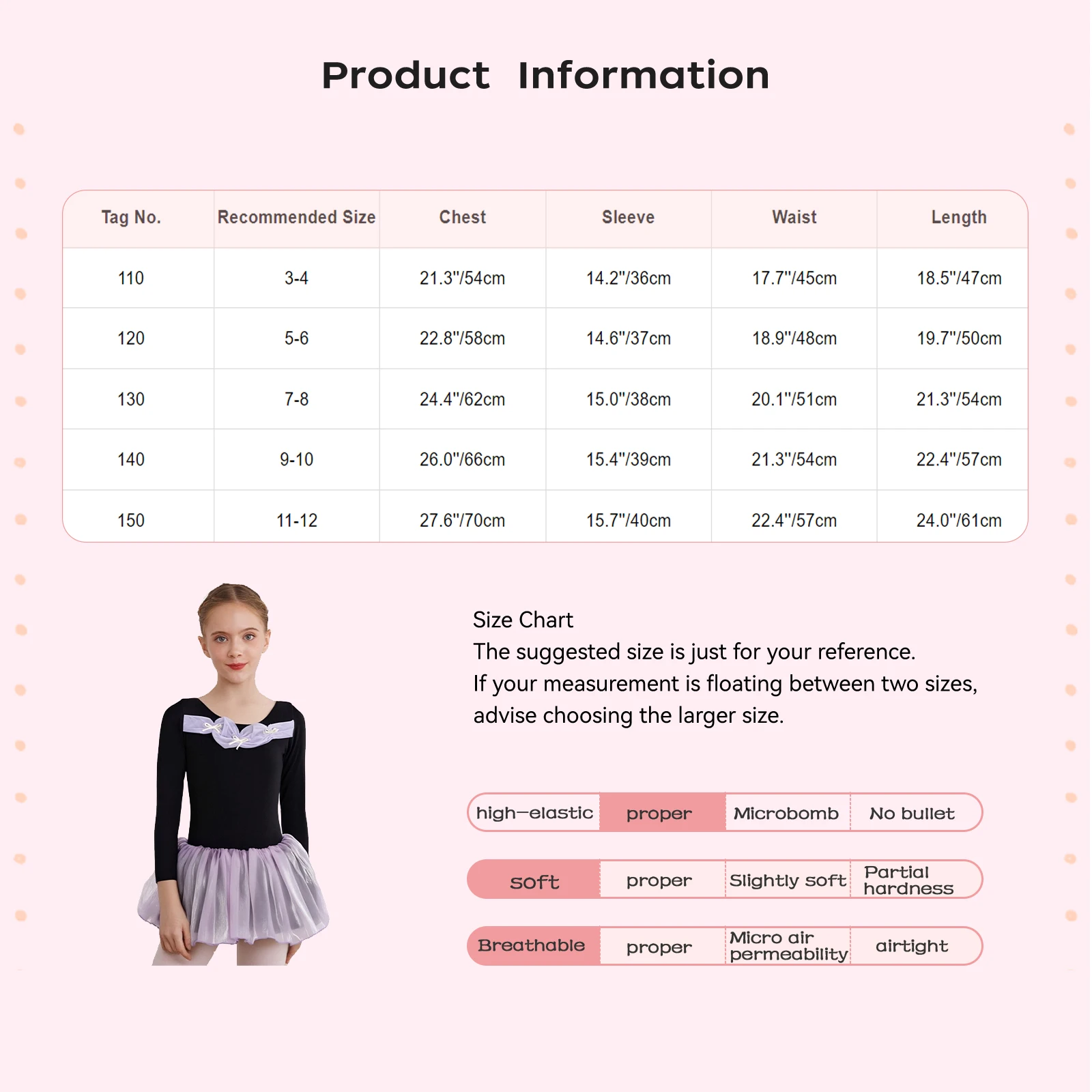 발레 드레스 체조 레오타드 어린이용 소녀용 리본 장식 주름 긴 소매 튤 튜튜 레오타드 드레스 공연 대회용