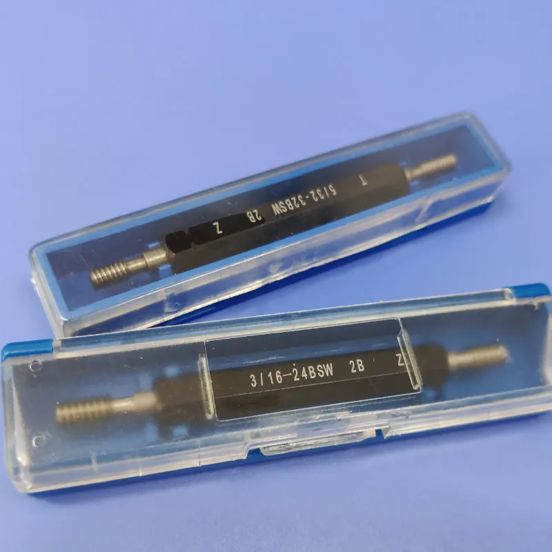 Wyeth British Plug Gauge BSW  1/4-20 3/16-24 5/32-32 7/16 Dental  BSW Ring  BSFGO and nogo