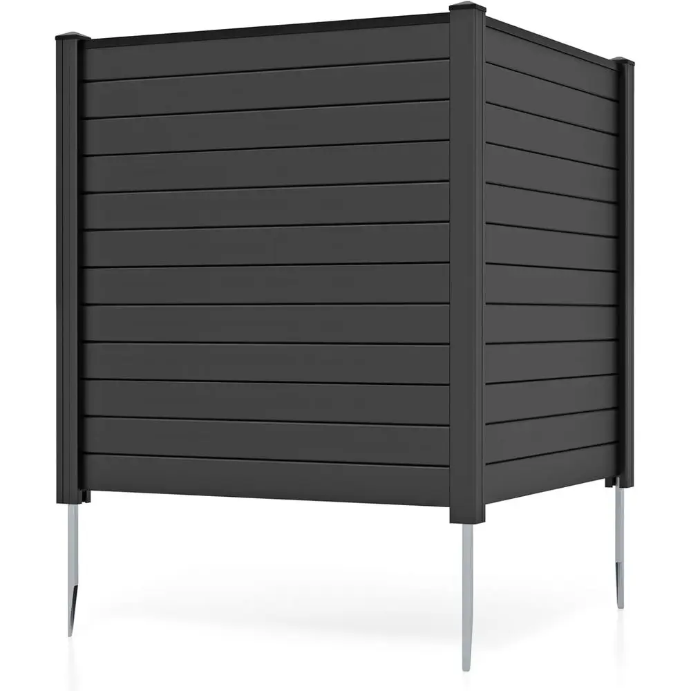 Air Conditioner 2 Panels - 48''W x 48''H Outdoor Privacy Screen with Upgraded Metal Stakes, Decorative Garden Enclosures or Pati