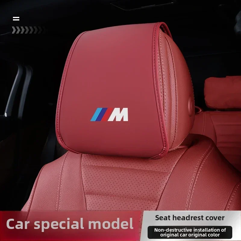 

Car Seat Back Headrest Pillow Dustproof Cover For BMW M5 M4 M3 F20 F40 F22 F30 E90 F32 F10 F06 F07 F46 E60 Z4 G20 F15 F16