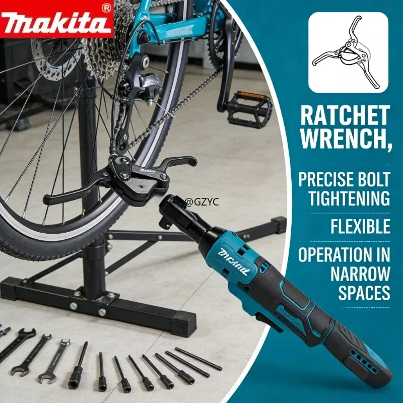 Makita DWR180 18V LXT Cordless 10mm Ratchet Wrench, Variable Speed,Multifunction Electric Driver,Portable Makita Power Tool