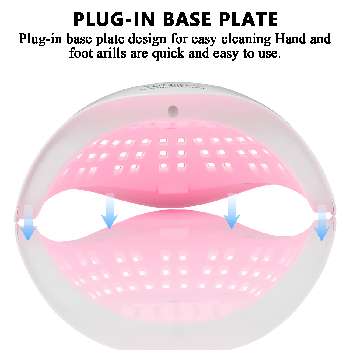 新しい90ビーズUV/LEDプロフェッショナルネイルドライヤー、4つのインテリジェントタイマー付きモードネイルランプ、速乾性ネイル機器