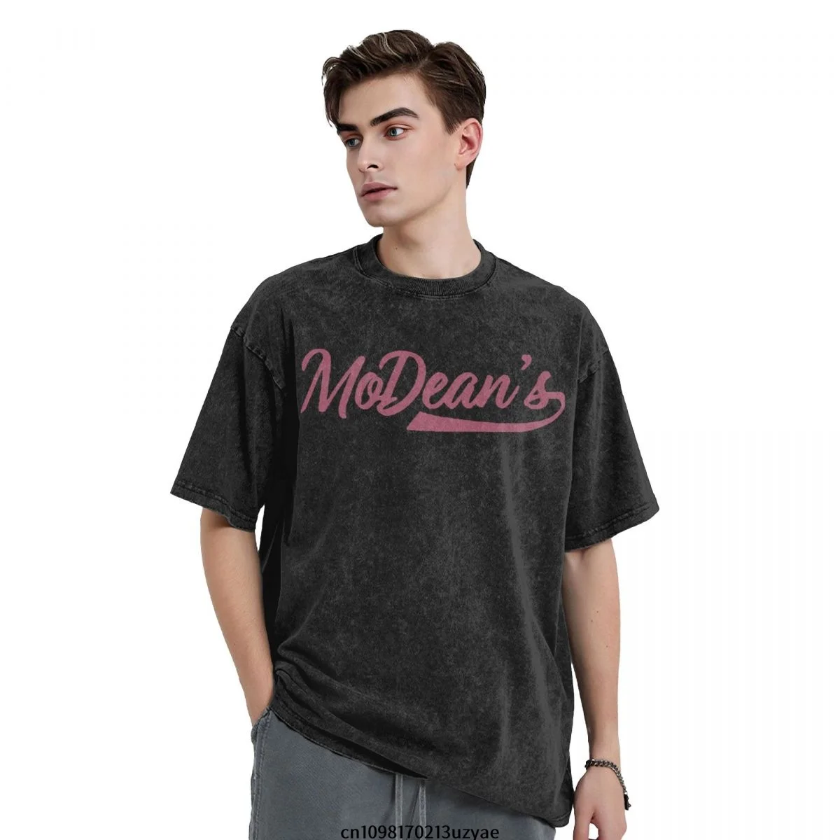 

MoDean Letterkenny Men's Vintage Cotton Short Sleeve T-Shirt Summer Hip Hop Tee shirt