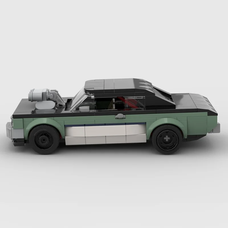 310 Stück MOC Dodge Dart Custom City Champions Super Car Modell Bausteine Architektur Weihnachtsgeschenke Spielzeug Idee Ziegel