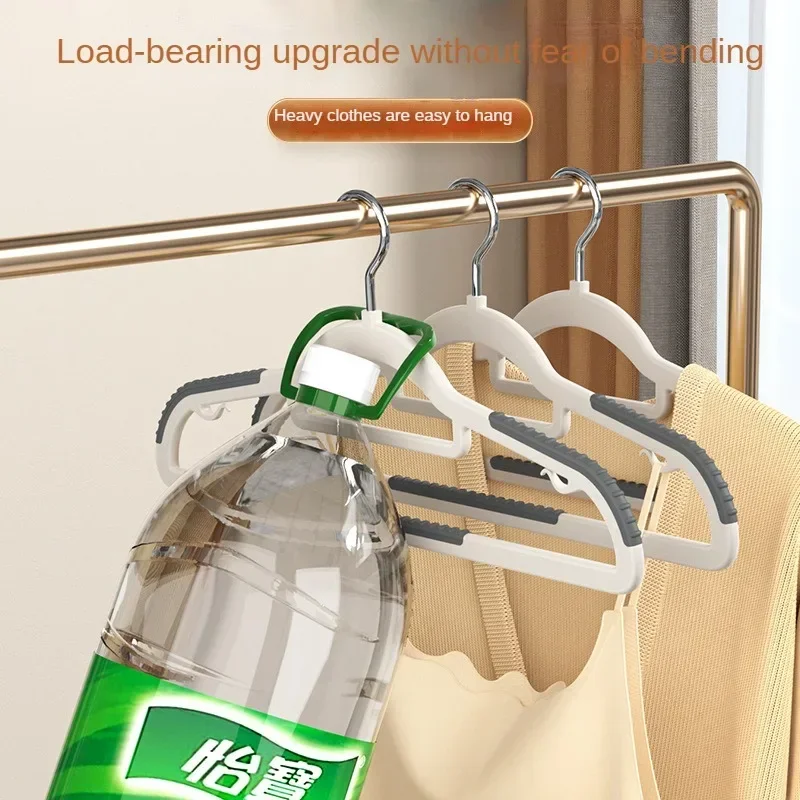 10Pcs Anti Slip Hanger Household Clothes Hanger Plastic Non Marking Anti Slip Hanger Clothing Rack Drying Rack For Clothes