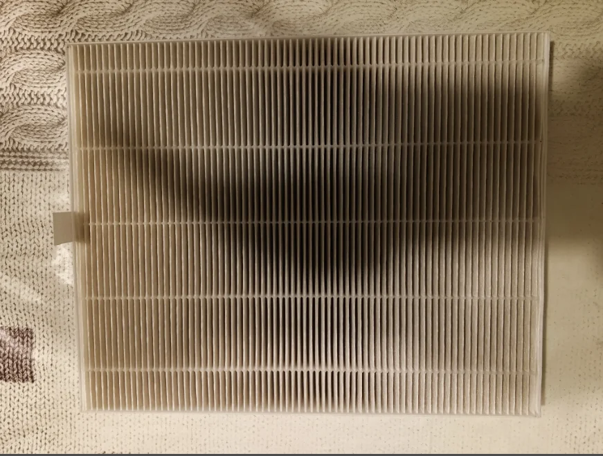 Custom Made Hepa Filter 308*247*30mm White Cloth Frame For Ruhens WHA-500