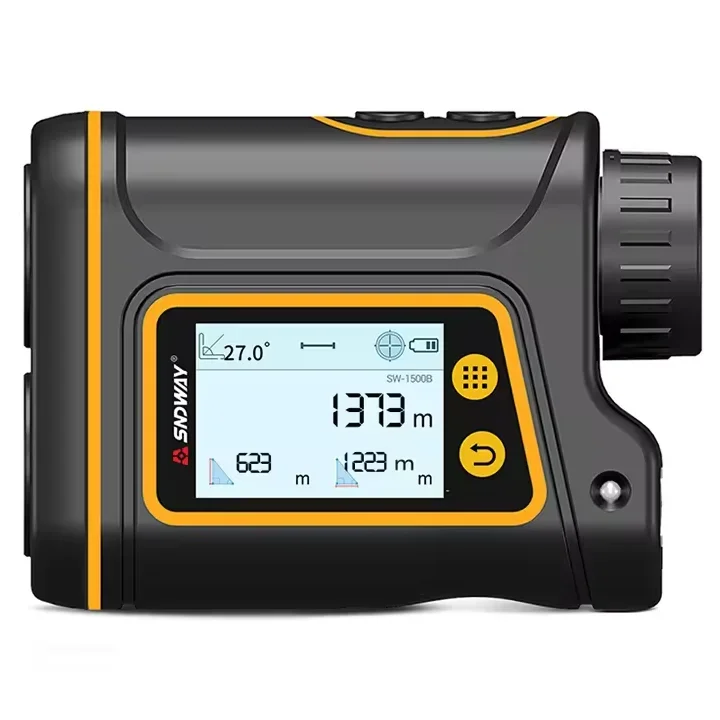 

SW-1500B Touch Screen Digital Golf Laser Rangefinder 1500m Telescope Hunting Rangefinder Distance Meter