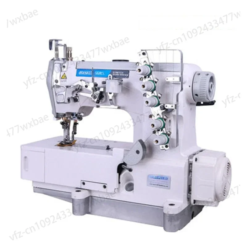 Fully automatic sewing machine, high power speed stretching, direct drive, three-needle, five-line, industrial sewing machine