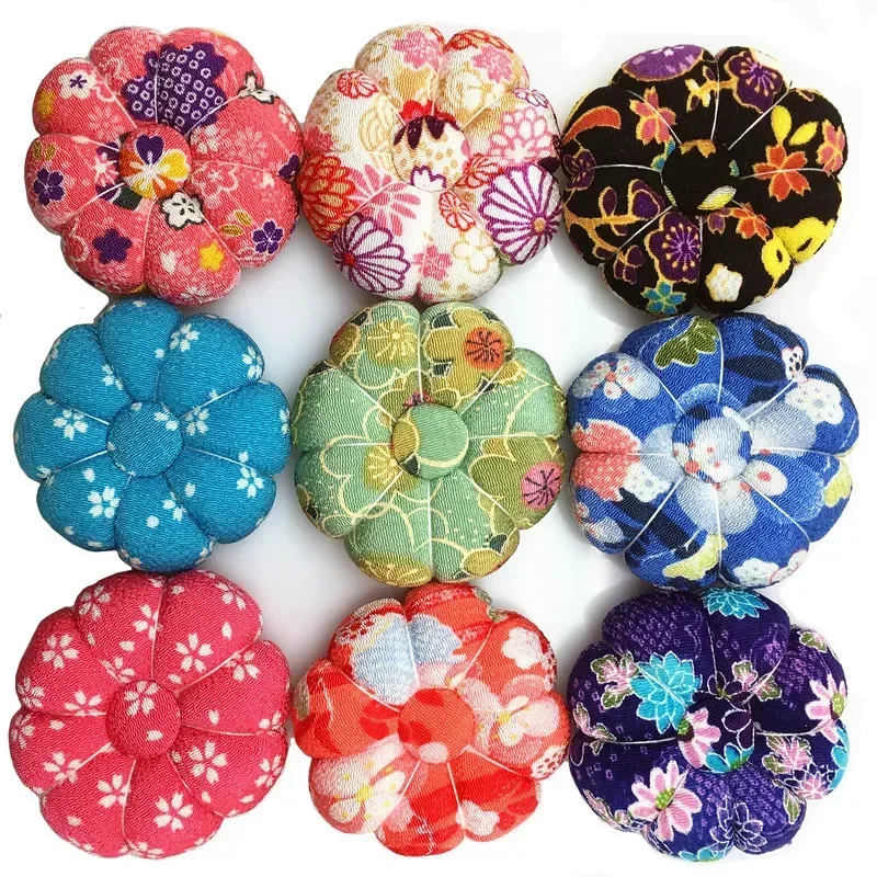 1Pc Pumpkin Shaped Needle Pin Cushion Sewing Needle Pillow DIY Tool Cross Stitch Sewing Accessories Sewing Kit