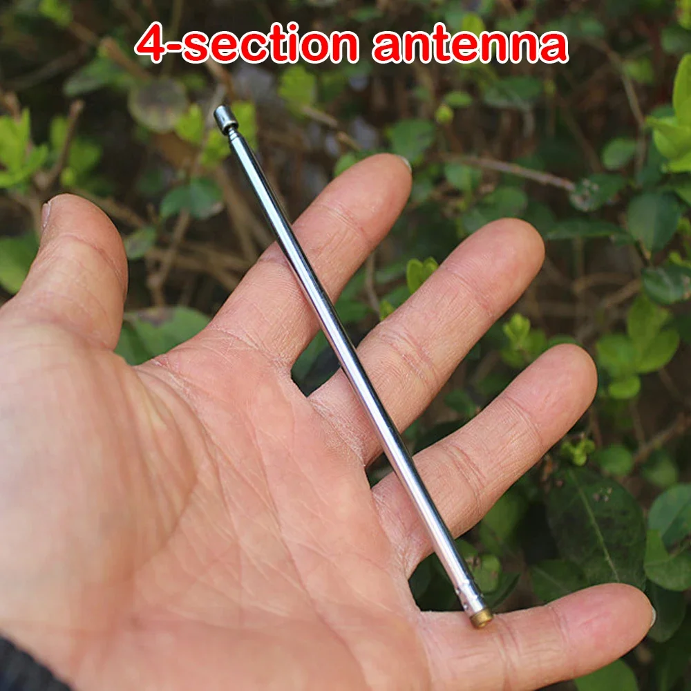 4-Section Rod Antenna Radio Telescopic Rod Antenna 4-Section Electric Medium Remote Control Alarm Toy Car Aviation Model Antenna