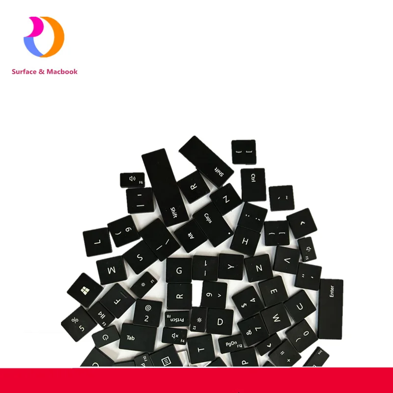 For Surface Laptop 1 1769 1782 Keycap Black US