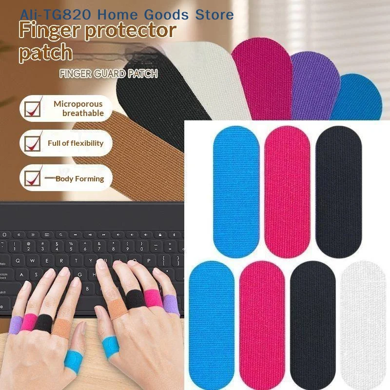 [TG820]10Pcs Elastic Sports Finger Protector Tape Bowling Thumb Support Pads Anti Friction Finger Wrap Protective Patches