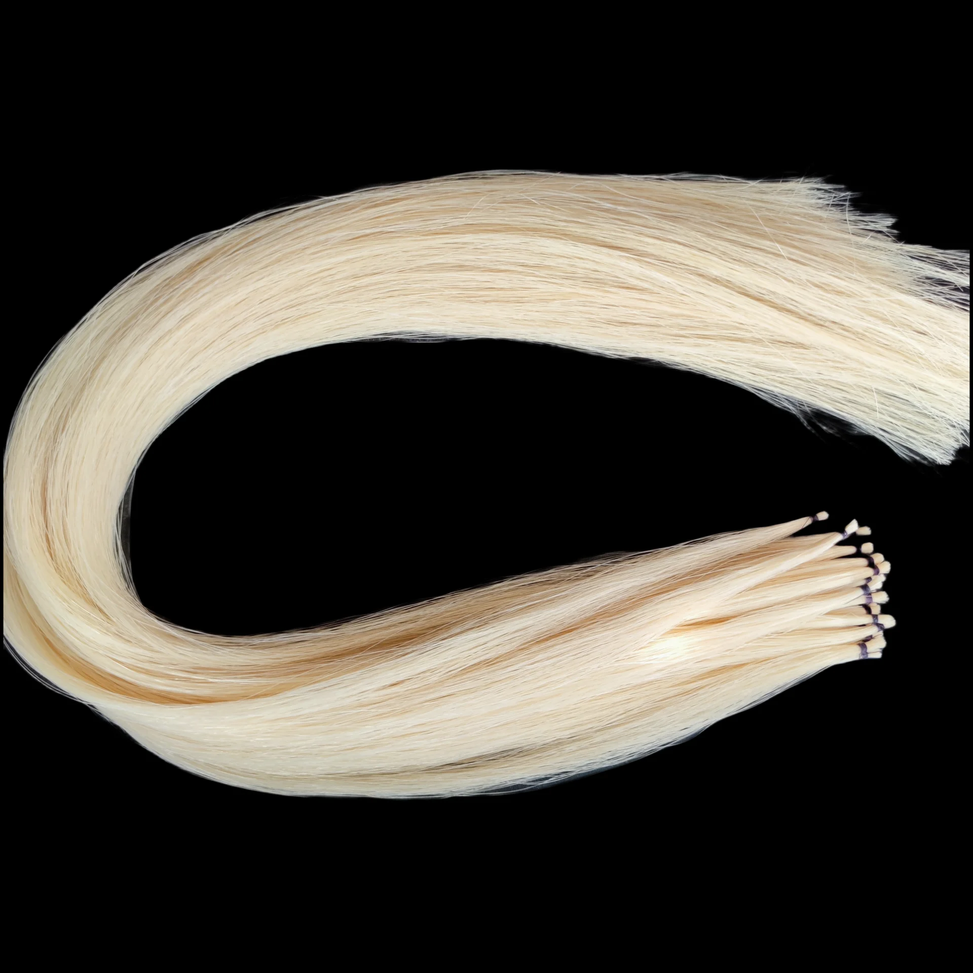 100g Horse Hair  white Horse hair Bow Parts Mongolian Stallions 80-85cm