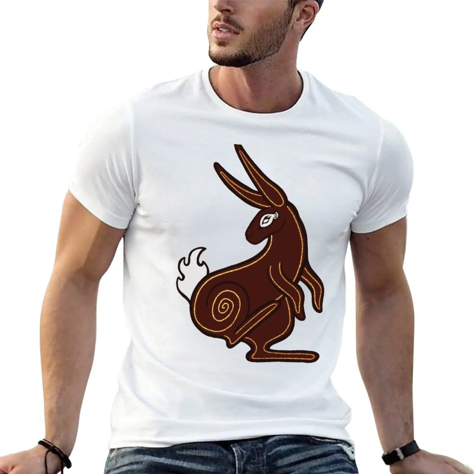 

El-Ahrairah, Prince of the Rabbits - Watership Down Fan Art T-Shirt man t shirts graphic anime tshirt t shirt man cotton T-Shirt